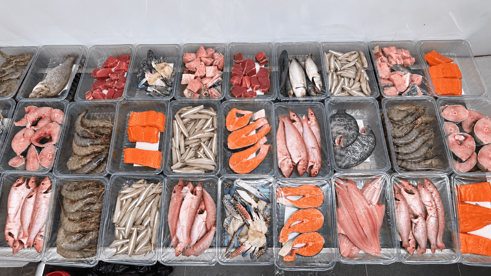 Fresh Seafood Market Display - Uncompromising Quality